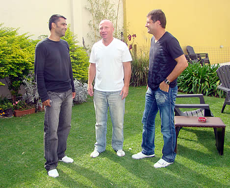 Luis Medero y Claudio Biaggio proyectan la carrera de entrenador