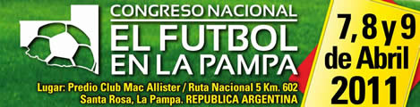 Congreso Nacional el Fútbol en La Pampa 2011